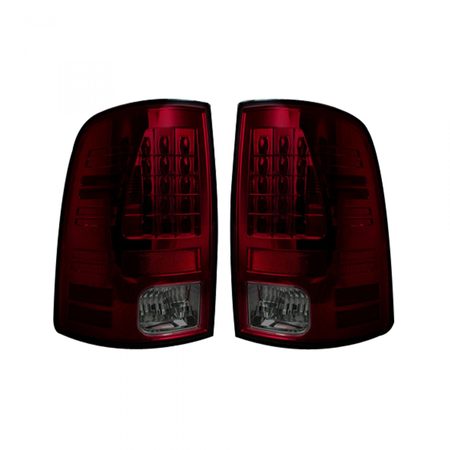 RECON 09-14 RAM 1500/10-14 RAM 2500HD/3500HD LED TAILLIGHTS RED SMOKE LENS D 264169RBK